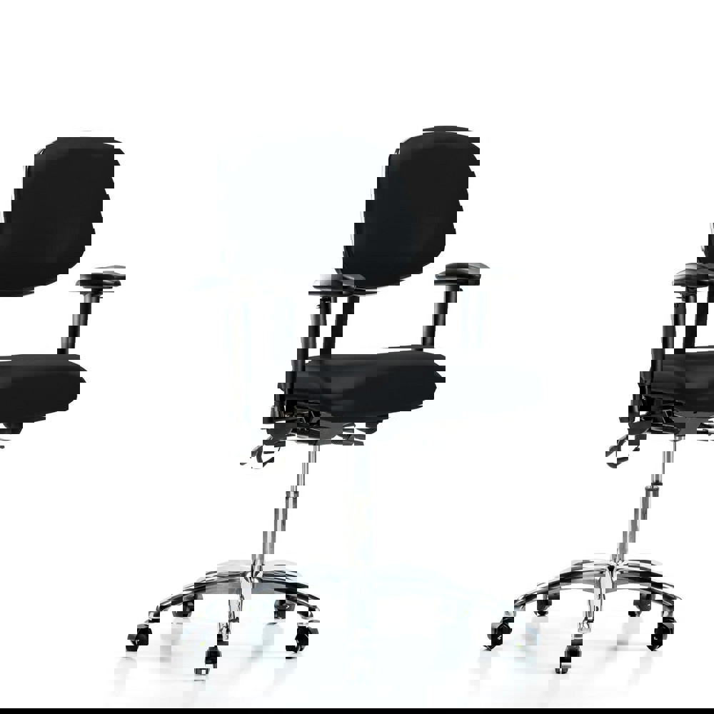 Task Chair: ESD Vinyl, Black